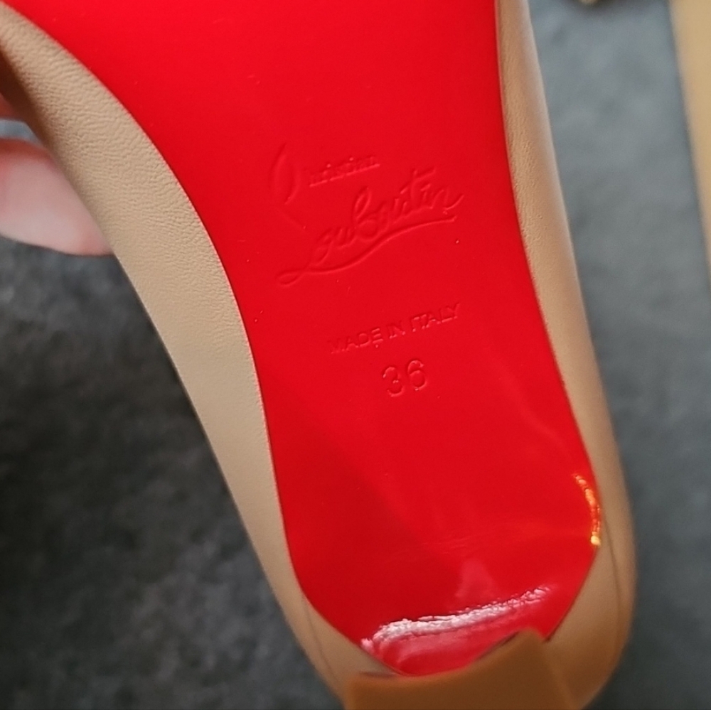 Christian louboutin agneska 85 nappa Pumps Nwt - Picture 16 of 17